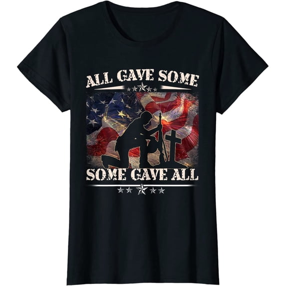 All Gave Some Some Gave All T-Shirt Veteran & Memorial's Day T-Shirt