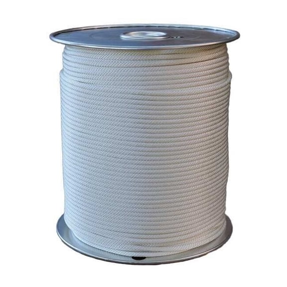 All Gear Rope,PES,Braided,3/16 In. dia.,500 ft. L AGSBP316500