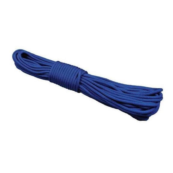 All Gear Round Braid Ppl Rope,3/8In dia.,50ft L AGUH3850