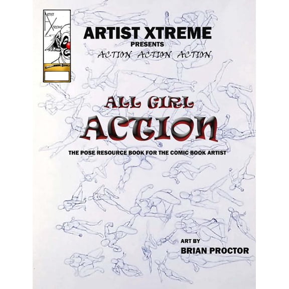 All Girl Action Pose Reference Book