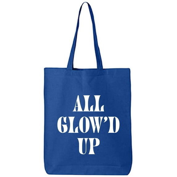 All Glow'd Up Cotton Canvas Tote Bag