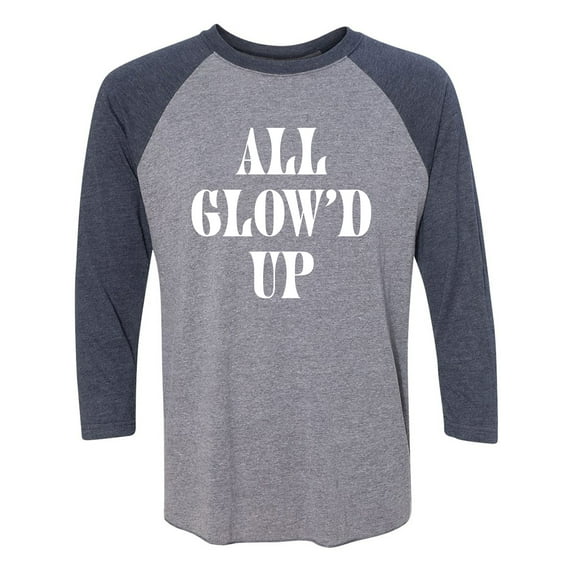 All Glow'd Up Unisex 3/4 Sleeve Baseball Raglan Tee