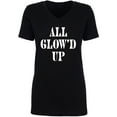 thumbnail image 1 of All Glow'd Up Womens V-Neck T-Shirt, 1 of 2