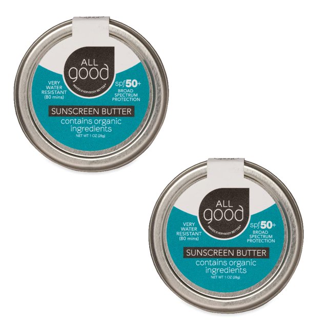 All Good Sunscreen Zinc Oxide Sunscreen Travel Size SPF 50