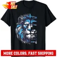 thumbnail image 1 of All Grit Retro Lion Lover Cool Animal Gift Unisex T-Shirt, 1 of 2