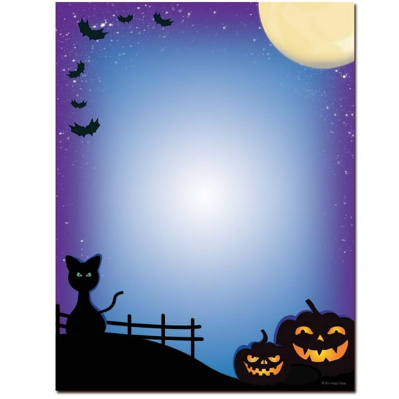 All Hallows' Eve Halloween Letterhead Laser & Inkjet Printer Paper