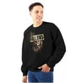 thumbnail image 1 of All Hallows Eve Zombie Halloween Unisex Plus Fleece Graphic Sweatshirt Brisco Brands 3X, 1 of 5