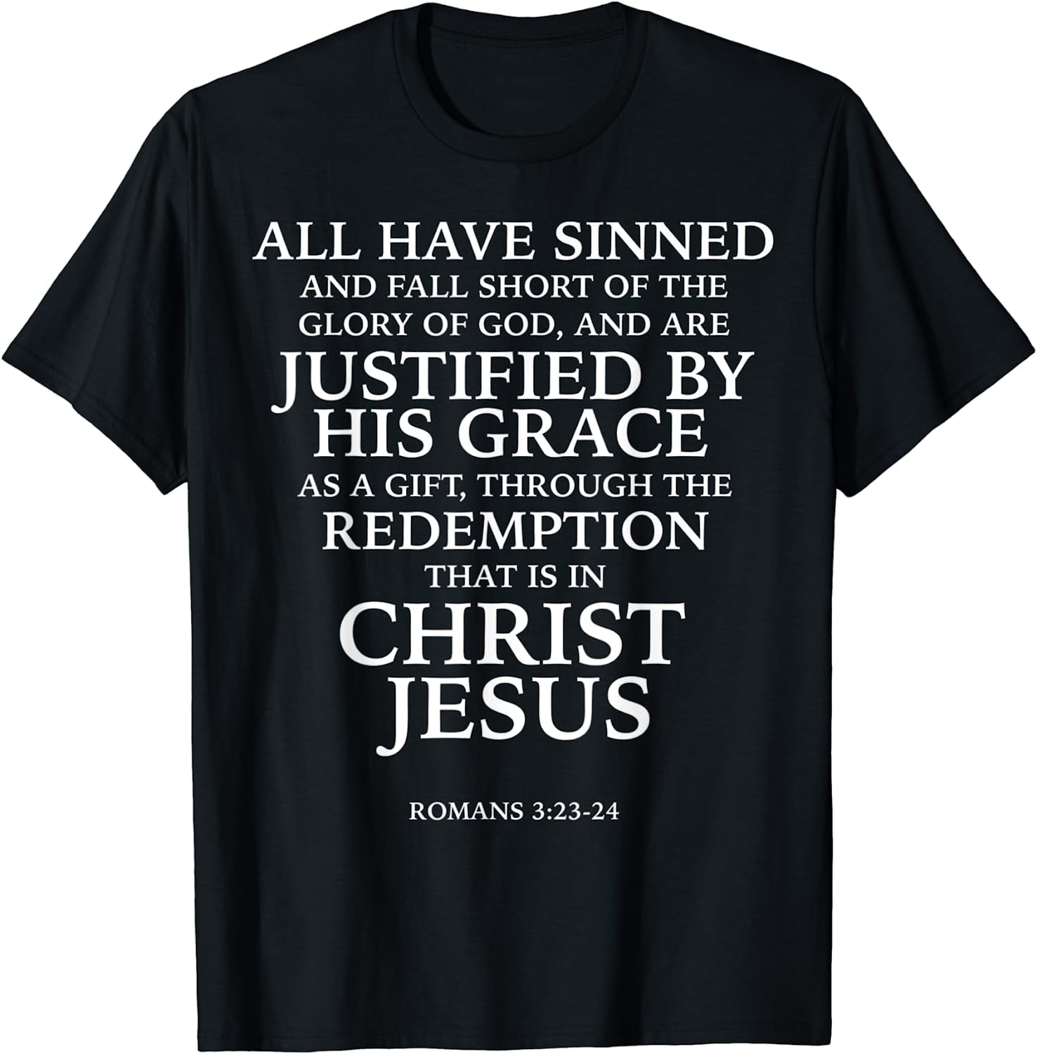 All Have Sinned (W) - Bible Verse Romans 3:23-24 Scripture - Walmart.com