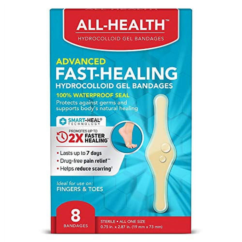 All Health Advanced Fast Healing Hydrocolloid Gel Bandages, Fingers