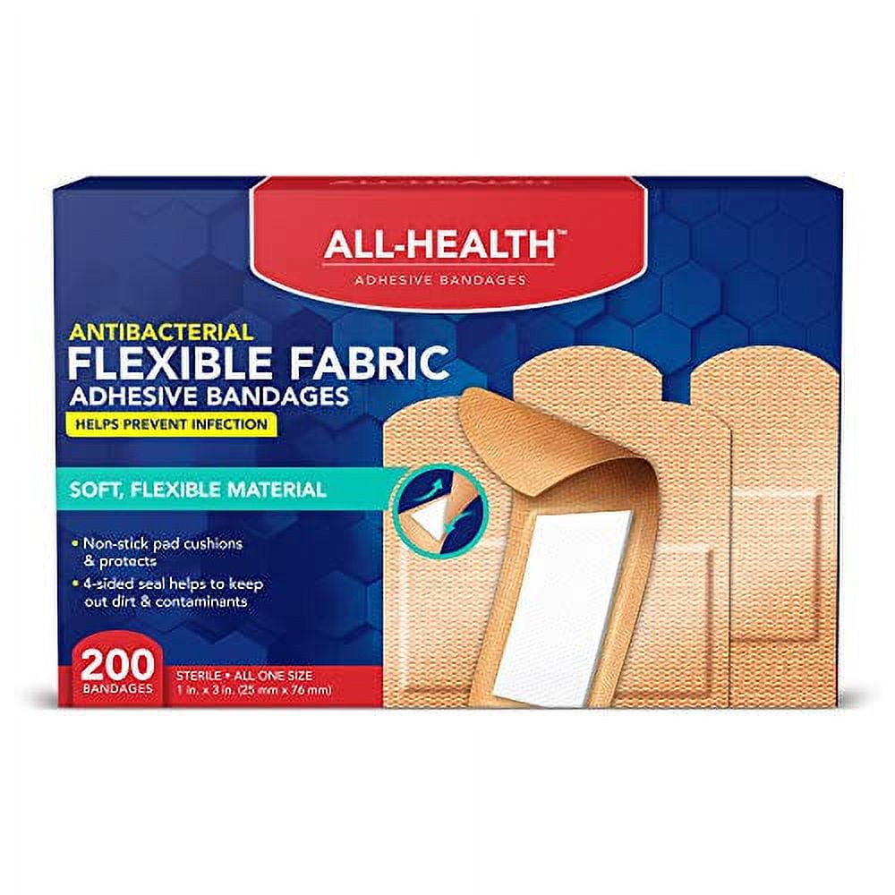 Soft Flexible Fabric Adhesive Strips, Sterile, 1-1/2x 2 Patch – GoBioMed