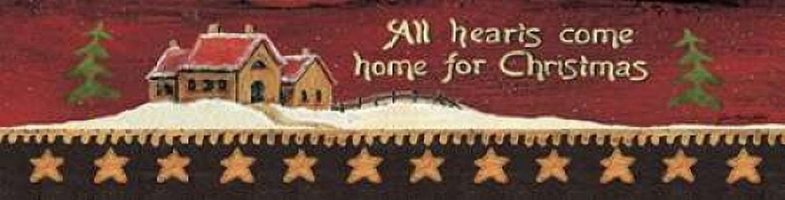 All Hearts Canvas Art - Jo Moulton (12 x 36)
