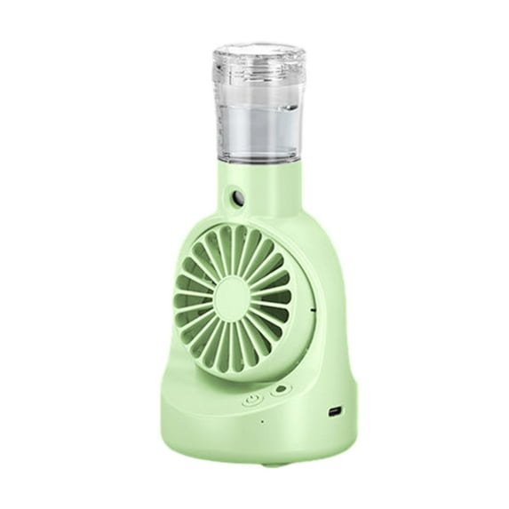All Home Clearance!Kyursd Fan, Ideal for Home Portable Handheld Spray Fan Computer Mobile Desktop Spray Fan Big Wind USB Charging Mute Motor Spray Small Fan Hanging Type Humidification Atomization Fan