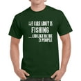 thumbnail image 1 of All I Care About Is Fishing Funny T Shirt Novelty Gift Fashion Clothing Tee Top, 1 of 1