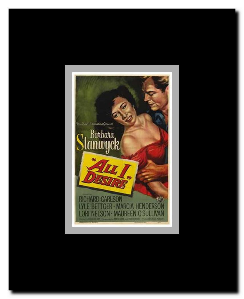 All I Desire Framed Movie Poster