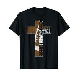 All I Need Is Soccer & Jesus Christian Cross Faith T Shirt All I Need Is Soccer & Jesus Christian Cross Faith T Shirt