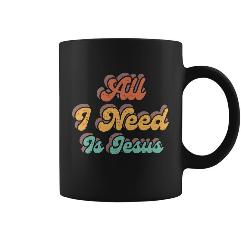 All I Need Is Jesus Graphic Design Printed Casual Daily Basi - Walmart.com