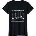 thumbnail image 1 of All I Need Is One Guitar Funny Vintage Guitars Collection T-Shirt, 1 of 3