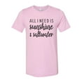 thumbnail image 1 of All I Need Is Sunshine And Saltwater, Beach Shirt, Vacation Shirt, Beach Gift, Ocean, Unisex Fit, Beach Vibes, Beach Tshirt, Gift For Her, Lilac, XL, 1 of 1