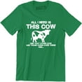 thumbnail image 1 of All I Need Is This Cow And That Other Cows Over There Men's Tee Shirt, 1 of 4