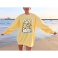 thumbnail image 1 of All I Need is Jesus and the Beach Comfort Colors Christian Sweatshirt, Girls Trip Vacation Beach Shirts, 1 of 5