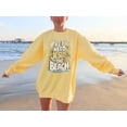 thumbnail image 1 of All I Need is Jesus and the Beach Comfort Colors Christian Sweatshirt, Girls Trip Vacation Beach Shirts, 1 of 5