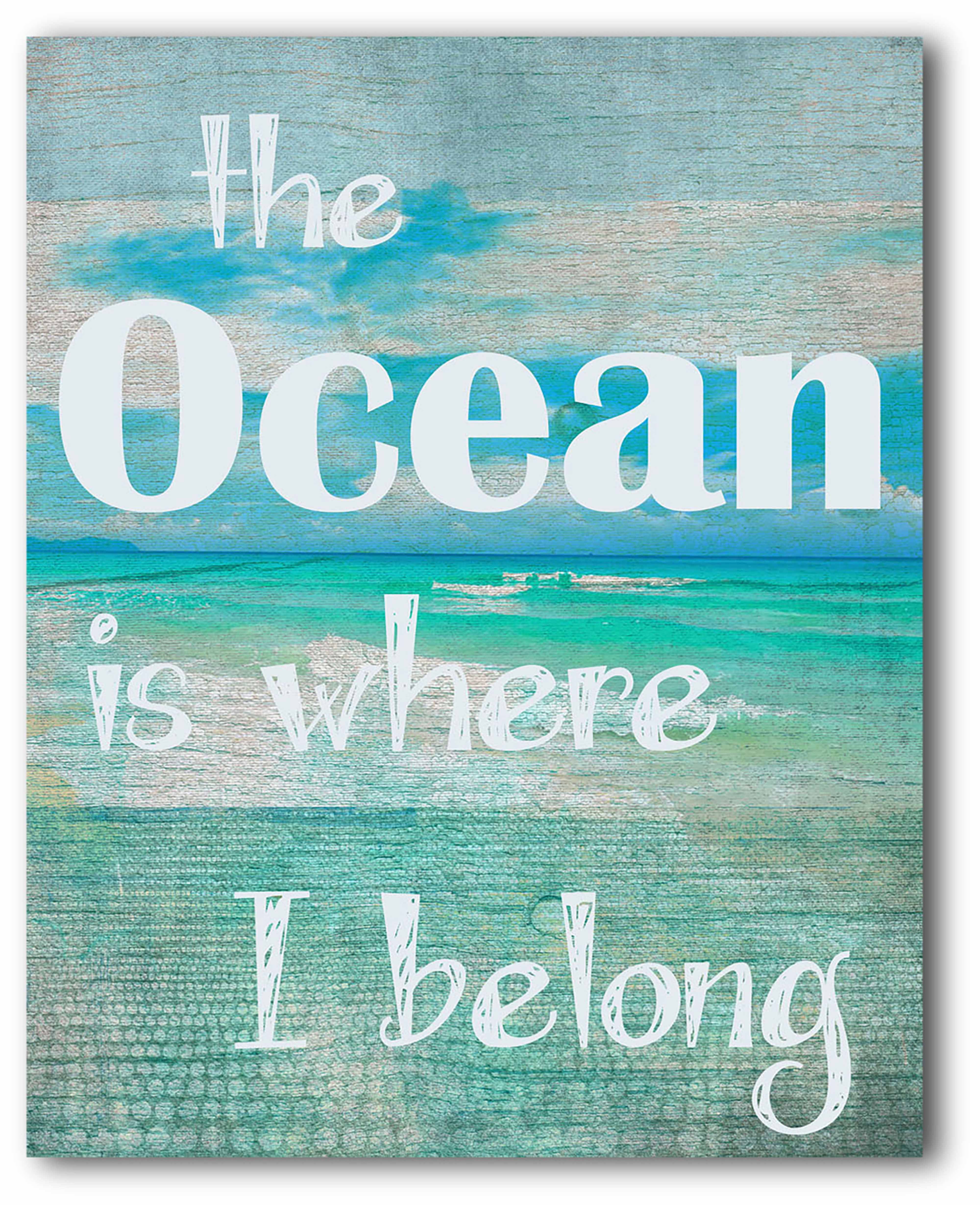 All I Need is the Ocean Gallery-Wrapped Canvas Wall Art, 16x20
