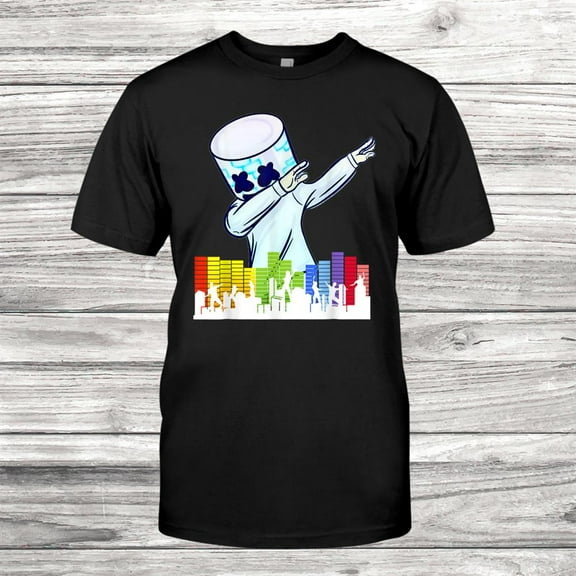 All I Want Christmas Marshmallows Dancing DJ Music Holiday Unisex T-Shirt up to size 5XL