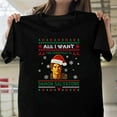 thumbnail image 1 of All I Want For Christmas Is Damon Salvatore Funny Graphic Unisex T-Shirt, TV Show Gift V60799, Up to Size 5XL, 1 of 2