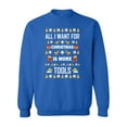 thumbnail image 1 of All I Want For Christmas Is  Sweatshirt Men -Image by Shutterstock, Male XX-Large, 1 of 4