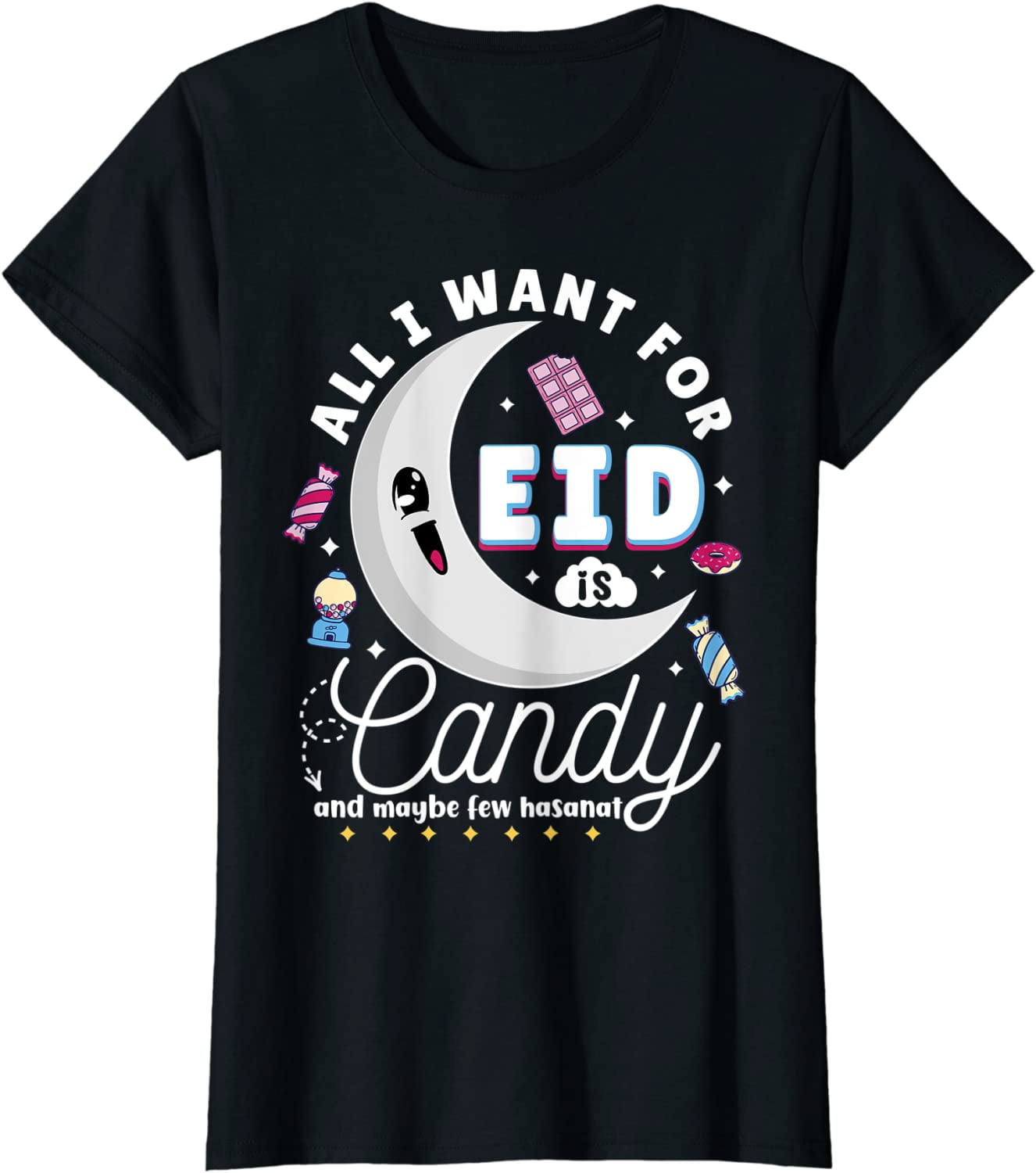 All I Want For Eid Is Candy Muslim Kids Eid Al Fitr Adha T Shirt all-i-want-for-eid-is-candy-muslim-kids-eid-al-fitr-adha-t-shirt