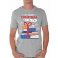thumbnail image 1 of All I Want for Christmas is Books Men Shirt Xmas Gifts for Him Book Lover Men's Tee Merry Xmas T-Shirt, 1 of 4