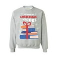 thumbnail image 1 of All I Want for Christmas is Books Sweater for Men Women Merry Xmas Happy New Year Book Lover Sweatshirt, 1 of 5