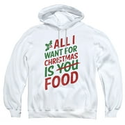 All I Want for Christmas is Food Unisex Adult Pull-Over Hoodie