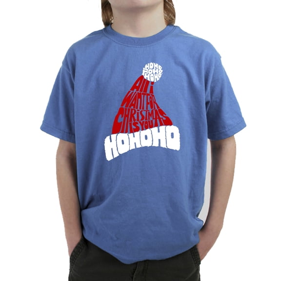 All I Want for Christmas is You - Boy's Word Art T-Shirt