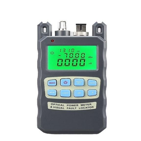 All-IN-ONE Fiber Optical Power Meter, -70 +10dBm 1/10mw/20mw/30mw/50mw Cable Tester,Visual Fault Locator FTTH Tool ,Portable