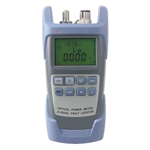 All-IN-ONE Optical Power Meter With Visual Fault Locator Optical Fiber Tester 5KM 10km 1MW 10MW