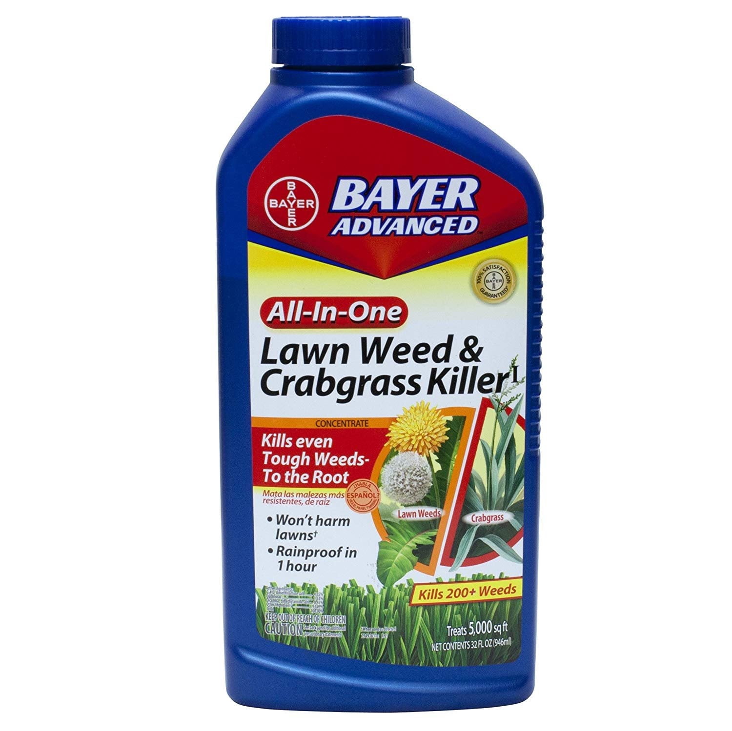 Bayer All-In-1 Weed Killer Liquid for Crabgrass - 32 oz — Residential Use, Standard Application