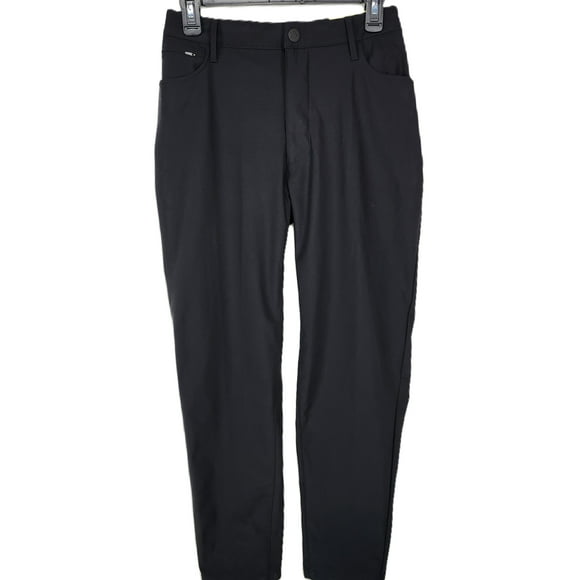 All In Motion Black Golf Pants, Straight Casual Fit, UPF 50+, Moisture Wicking