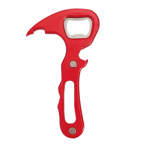 All-In-One Beverage Opening Tool, Bartender Bottle Opener, Easy Can Opener, Soda Can Opener, Red Second Generation Hook Shape Cola Can Pull Tab Remover 1 Unit 6X3.5X1 Inch, Sturdy