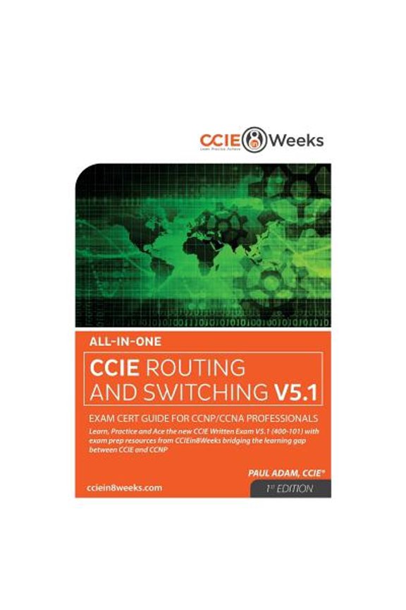 Pre-Owned All-In-One CCIE 400-101 V5.1 Routing and Switching Written Exam Cert Guide for CCNP/CCNA (Paperback) by Paul Adam