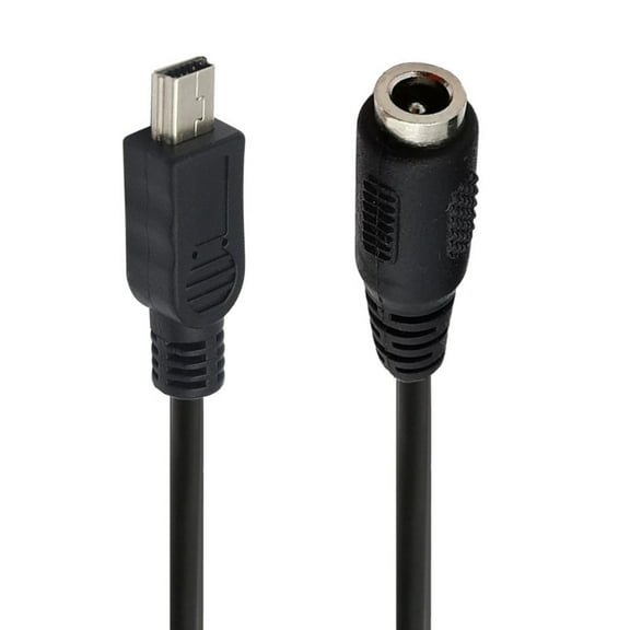 All-In-One Charging Cable Cord DC5521 DC35135 Input Mini USB Output Adapter Cord Line 22AWG 3A Wide Compatibility
