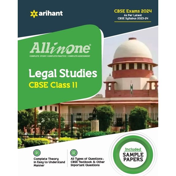 All In One Class 11th Legal Studies for CBSE Exam 2024, (Paperback)