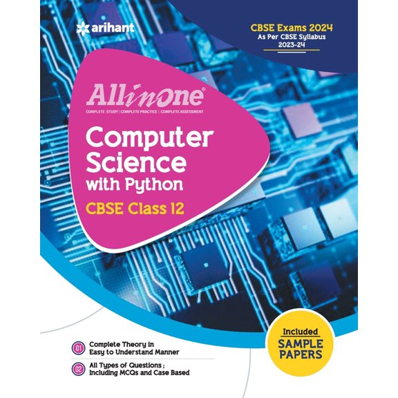 All In One Class 12th Computer Science with Python for CBSE Exam 2024, (Paperback)