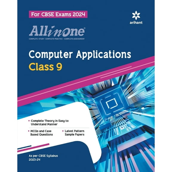 All In One Class 9th Computer Application for CBSE Exam 2024, (Paperback)