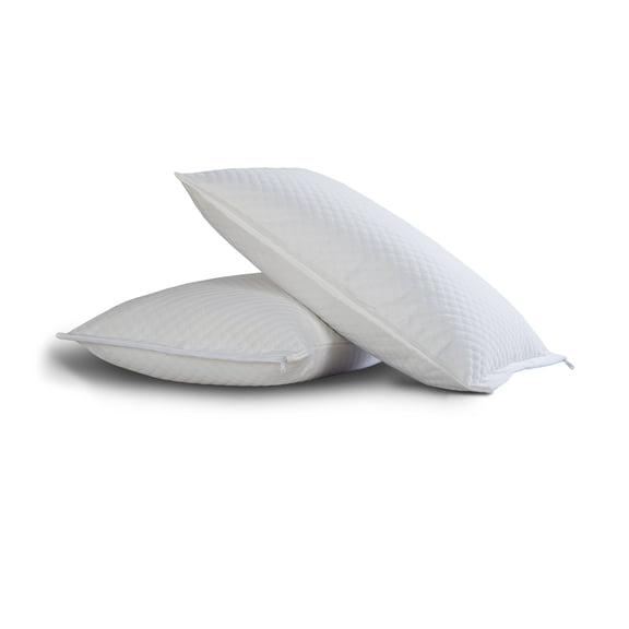 All-In-One Comfort Top Pillow Protectors with Bed Bug Blocker, 2-Pack, King