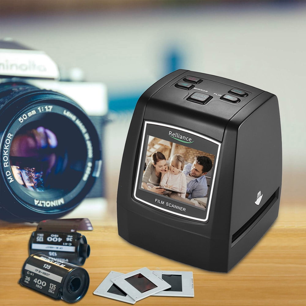 AllInOne High Resolution 14MP/22MP Film Scanner, Converts 35mm/126KPK