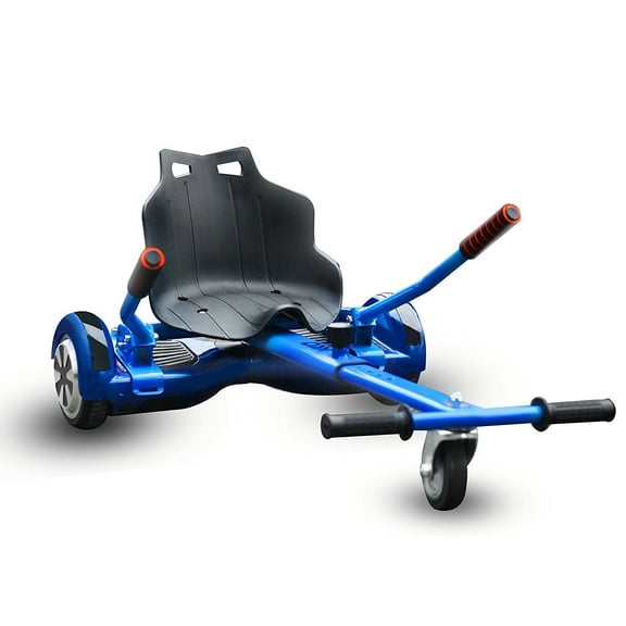 All In One Hover Cart Attachment For Hoverboard - Transform your Hoverboard into a Go Kart with Hovercart - Blue