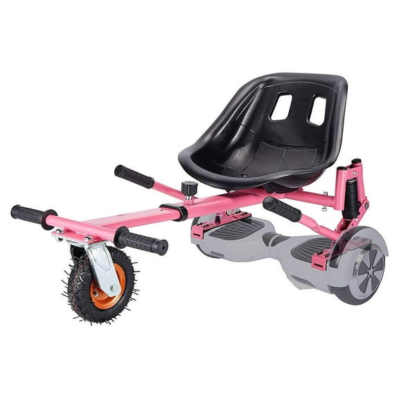 All In One Hover Cart Attachment For Hoverboard - Transform your Hoverboard into a Go Kart with Hovercart - Pink