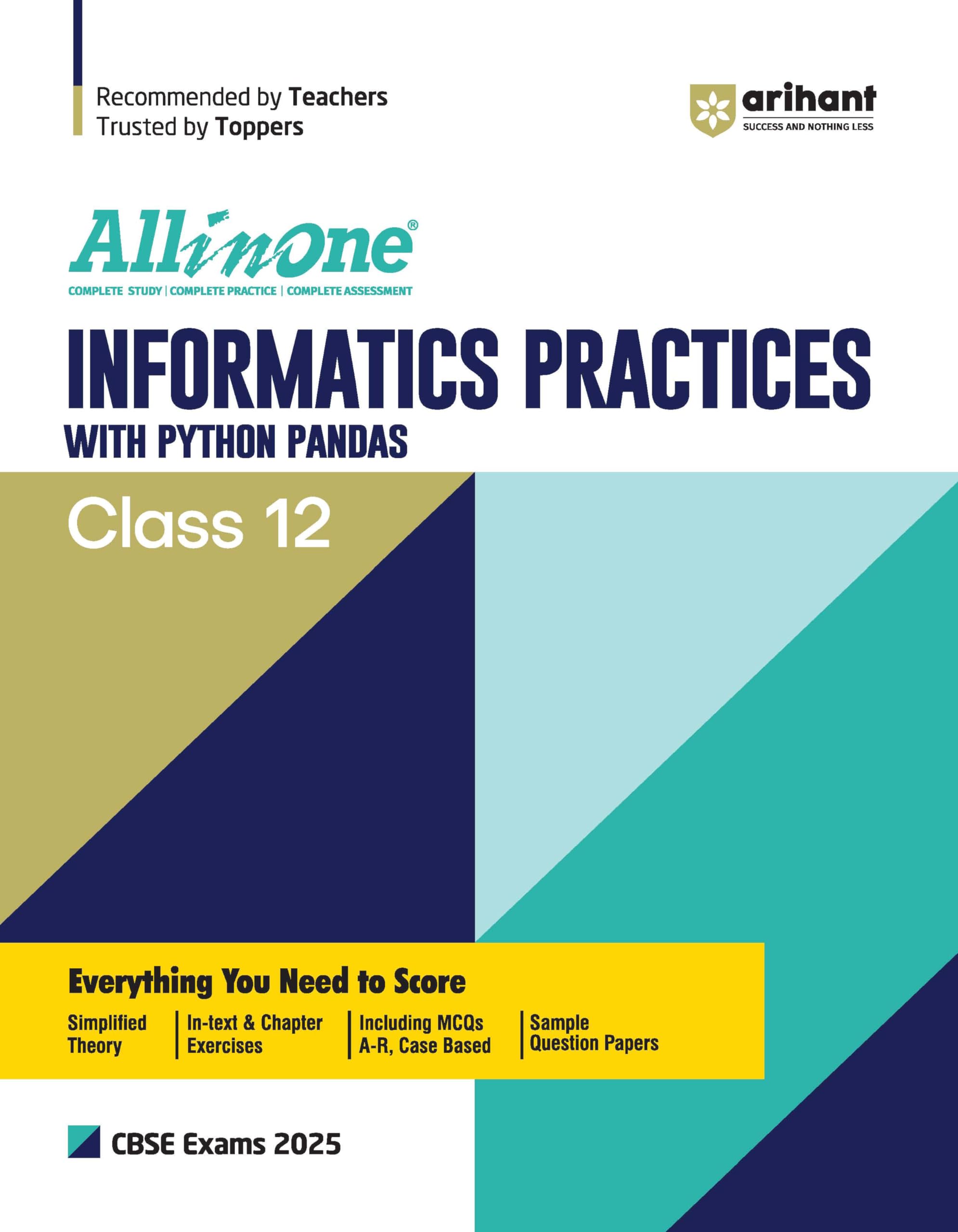 All In One Infomatics Practices With PYTHON PANDAS Based On Latest ...