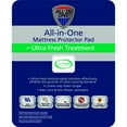thumbnail image 1 of All-In-One Odor Control & Antimicrobial Fitted Mattress Pad, Twin XL, 1 of 15